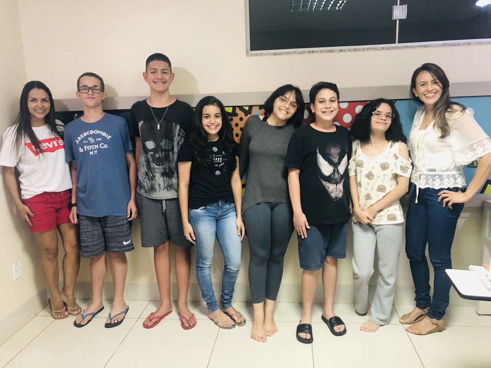 Fisk Itapuranga/GO - Aula de espanhol com fisioterapia